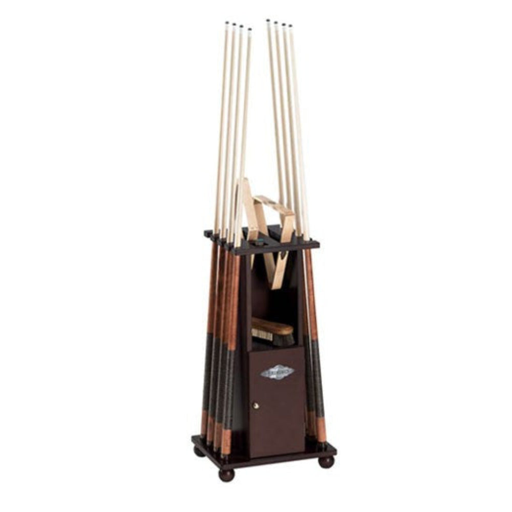 Brunswick Heritage Floor Cue Rack - Espresso