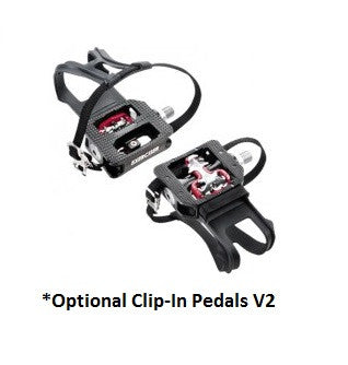 BodyCraft SPX Indoor Exercise Bike with Optional Clip-In Pedals V2