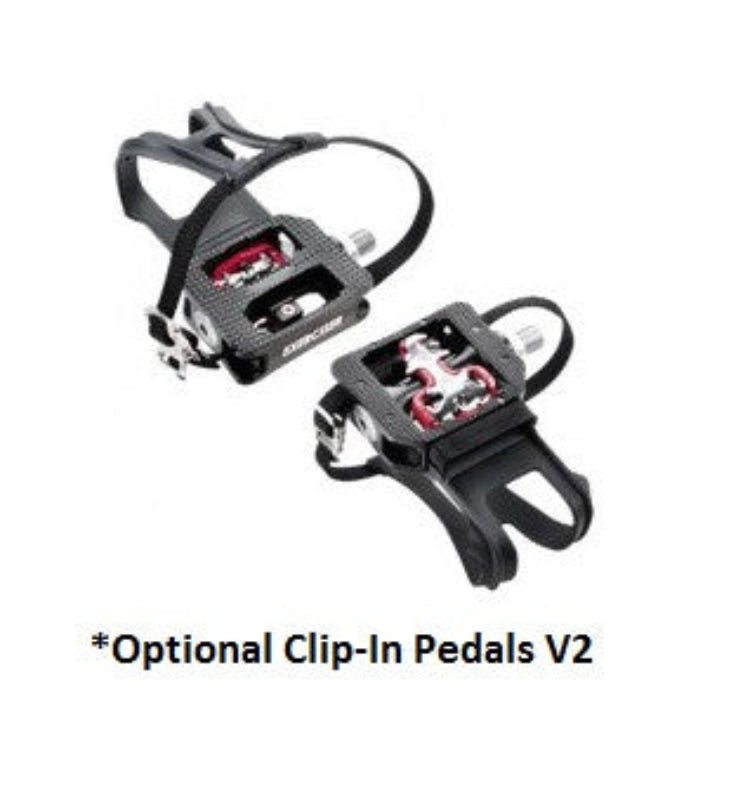 BodyCraft SPX Indoor Exercise Bike with Optional Clip-In Pedals V2