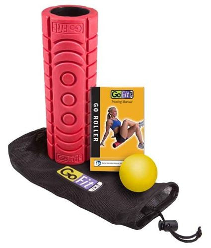 GoFit Go-Roller with Trigger Therapy Ball, Carry Bag & Training Manual
