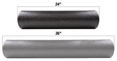 GoFit Pro High Density Foam Roller with Training Manual 36" x 6"