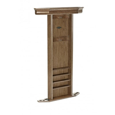 Brunswick Heritage Wall Cue Rack - RUSTIC DARK BROWN