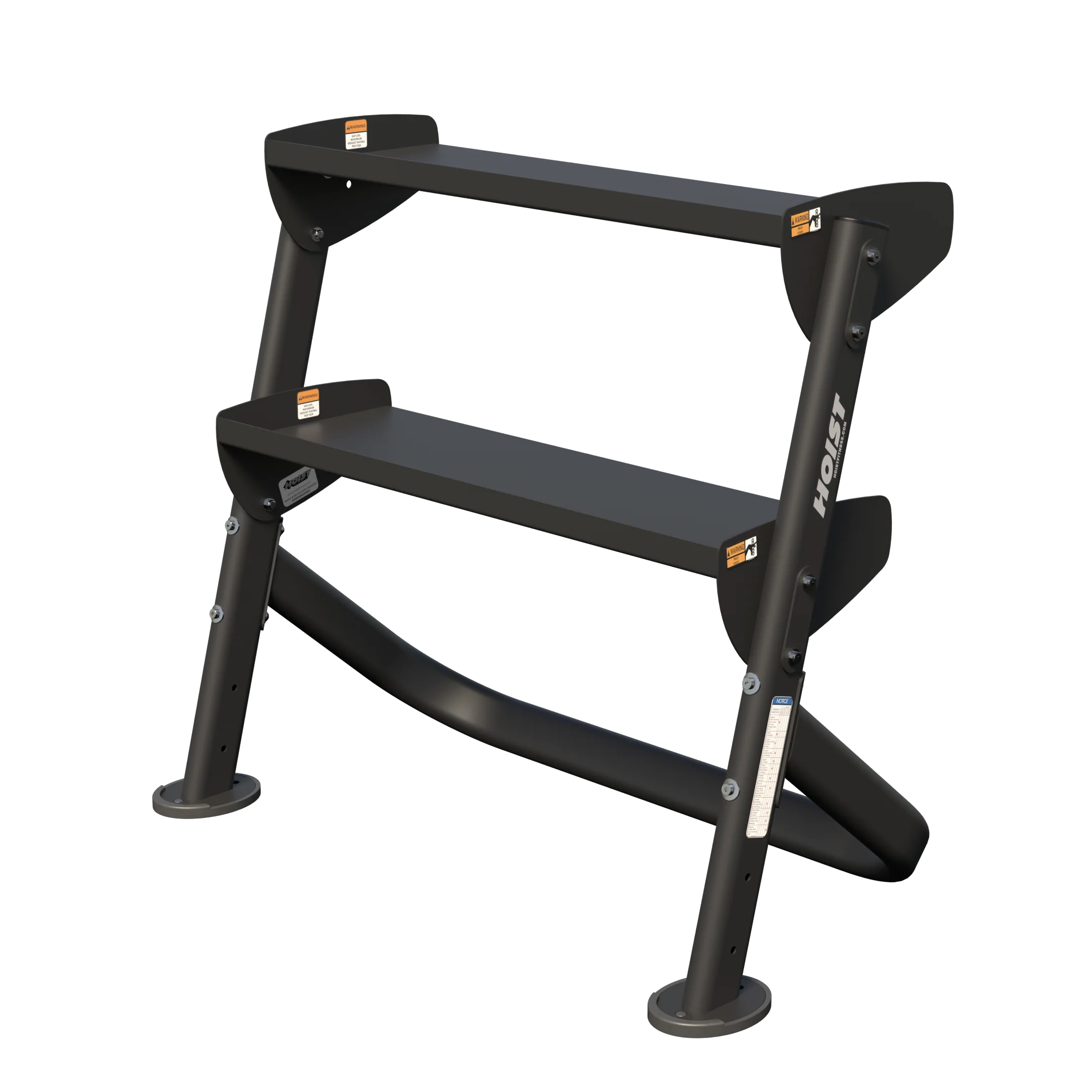 Hoist Fitness 36" Horizontal Dumbbell Rack HF 5461-36 - Fitness Outlet 