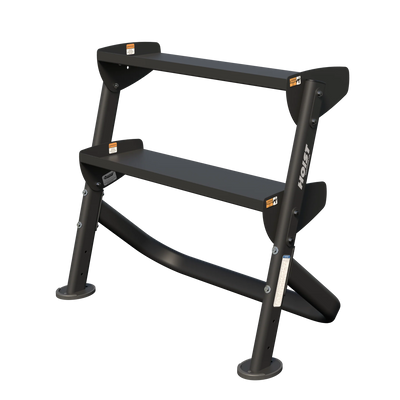 Hoist Fitness 36" Horizontal Dumbbell Rack HF 5461-36 - Fitness Outlet 