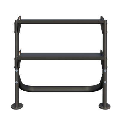 Hoist Fitness 36" Horizontal Dumbbell Rack HF 5461-36 - Fitness Outlet 