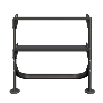 Hoist Fitness 36" Horizontal Dumbbell Rack HF 5461-36 - Fitness Outlet 