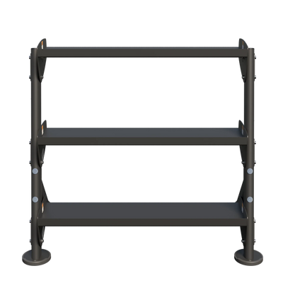 Hoist Fitness 36" Horizontal Dumbbell Rack HF 5461-36 - Fitness Outlet 