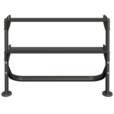 Hoist Fitness 48" Horizontal Dumbbell Rack HF 5461-48 - Fitness Outlet 