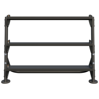 Hoist Fitness 48" Horizontal Dumbbell Rack HF 5461-48 - Fitness Outlet 