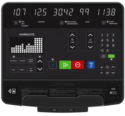 Life Fitness Club Series + Plus Elliptical Cross-Trainer with SL Console