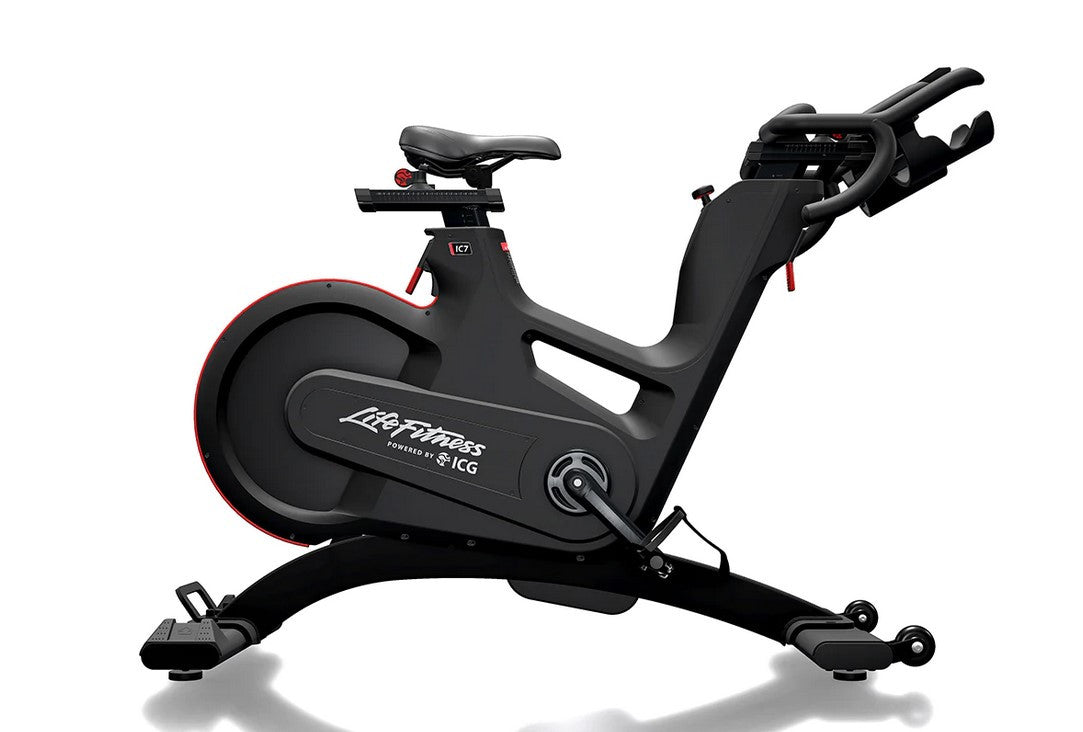 Life Fitness IC7 Indoor Group Cycle shown with TFT Computer - Included