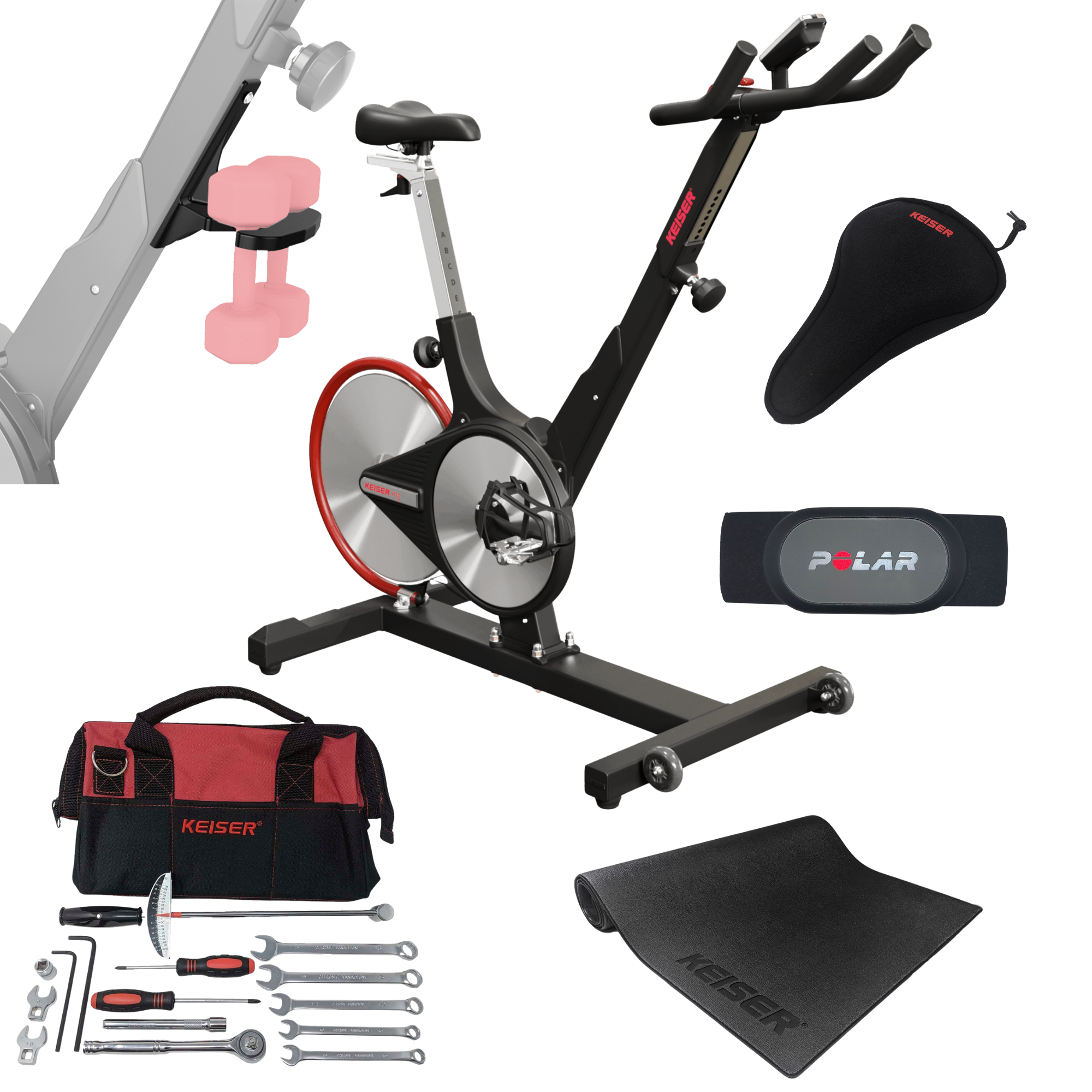 Keiser Fitness M3i Indoor Bike with Bluetooth - Fitness Outlet 