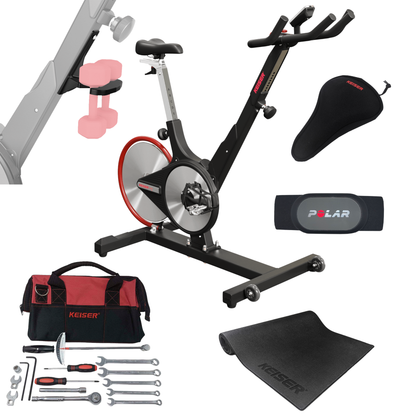 Keiser Fitness M3i Indoor Bike with Bluetooth - Fitness Outlet 