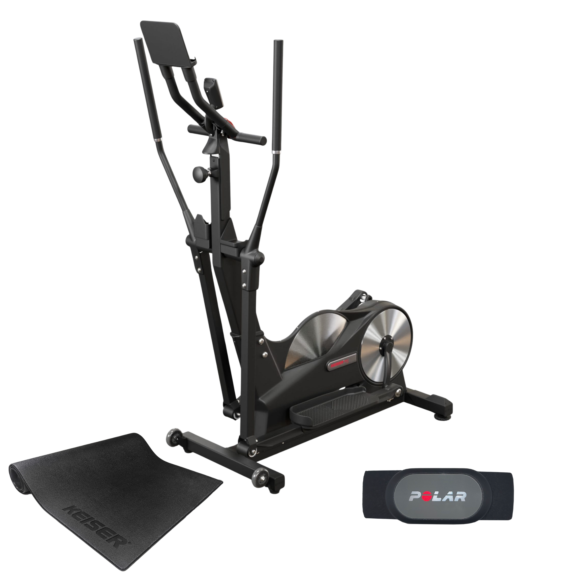 Keiser Fitness M5i Strider with Bluetooth Wireless Computer Elliptical Trainer - Fitness Outlet 