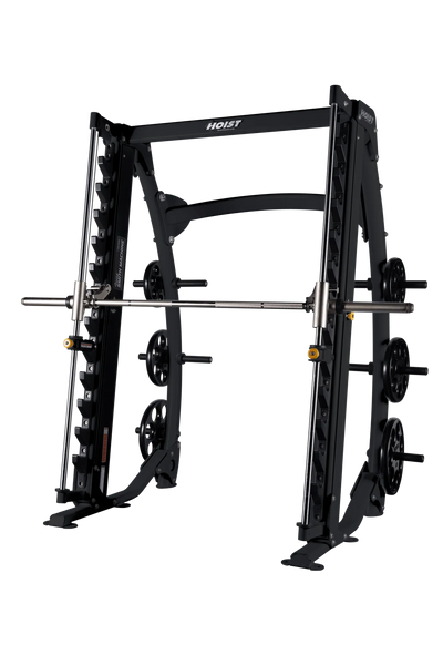 Hoist Fitness CF3755 Commercial Dual Angle Smith Machine - Matte Black 