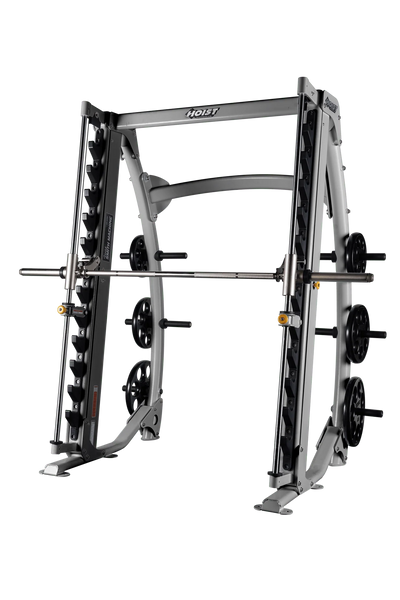 Hoist Fitness CF3755 Commercial Dual Angle Smith Machine - Platinum 