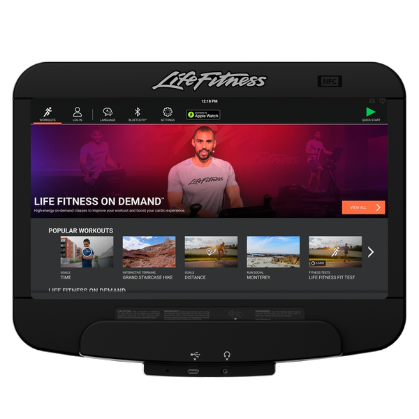 Life Fitness Club Series + Plus Recumbent Bike with SE3 HD Console