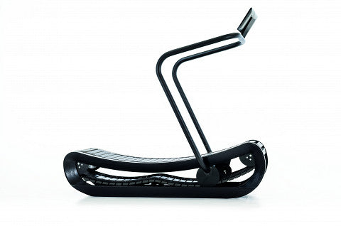 NOHrD SprintBok Curved Manual Treadmill in SHADOW
