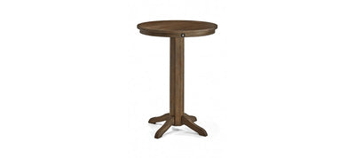 Brunswick Traditional Pub Table with USB Port - NUTMEG