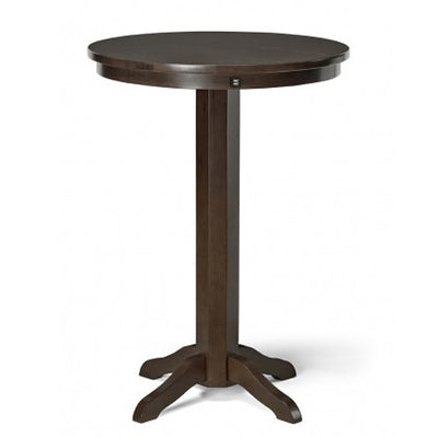 Brunswick Traditional Pub Table with USB Port - ESPRESSO