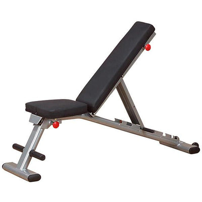 BodySolid GFID225 Folding Flat Incline Decline Weight Bench